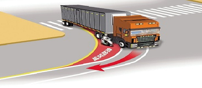 道路反光漆廠家匯勝化工提醒注意“轉彎盲區”