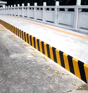 湖北客戶購買的安全警示反光漆施工反饋