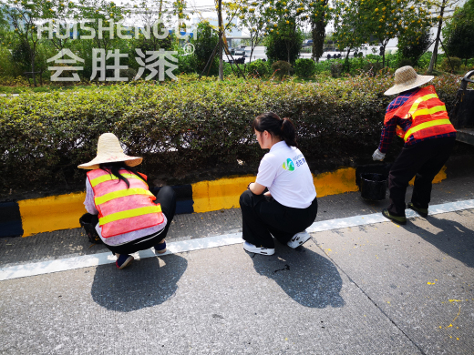 黃黑相間反光漆為什么會(huì)剝落？