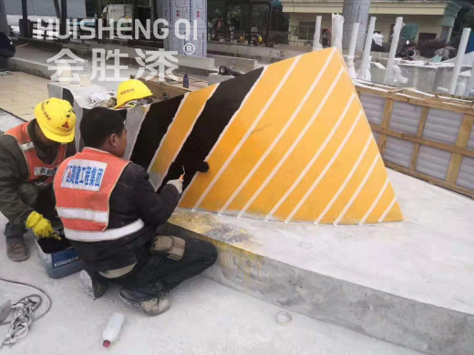 車庫跑道反光漆為什么會“發(fā)花”？