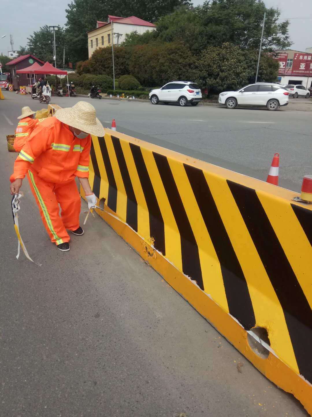 高速路防撞墩反光漆 高速路防撞墩反光漆